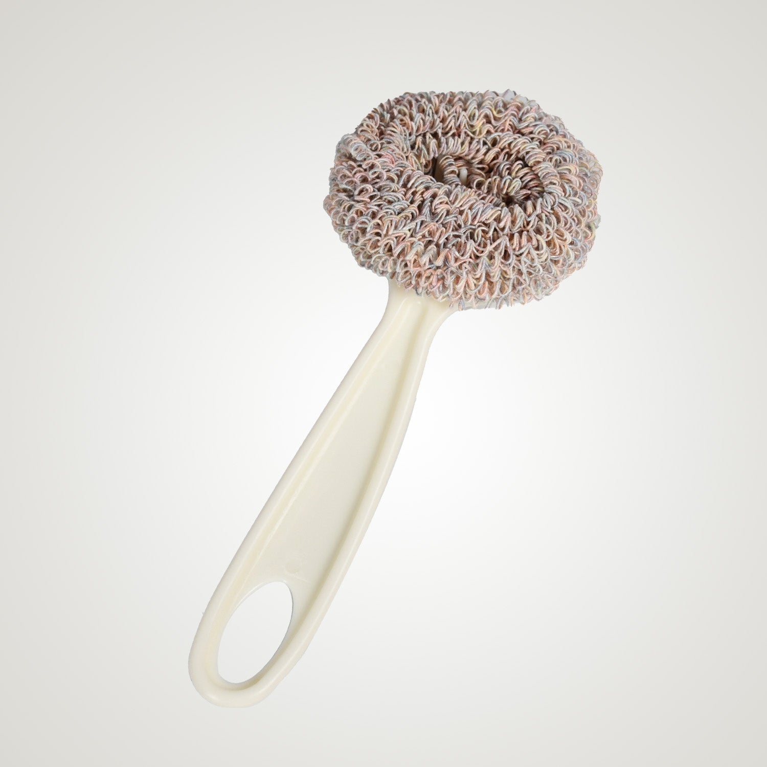 Pot washing brush with extended handle for easy cleaning Pot washing brush with extended handle for easy cleaning